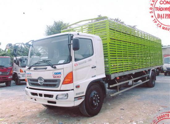 xe chở gia cầm hino fg8jpsl